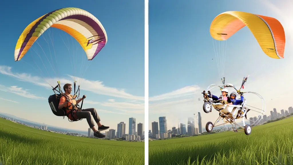 Paragliding vs Paramotoring