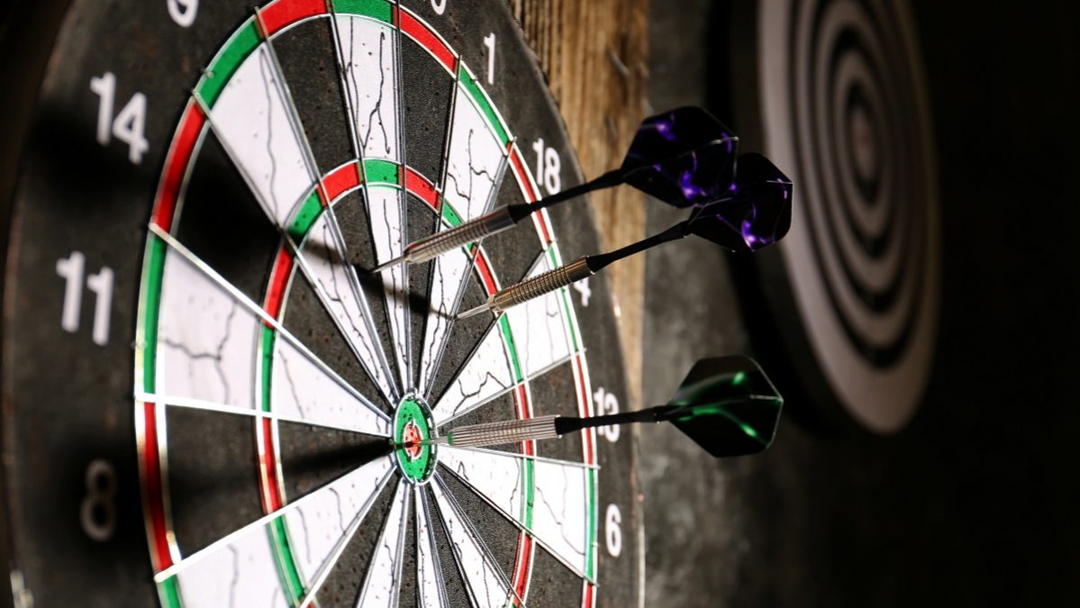 What's Included in Dart Board Precision Challenge