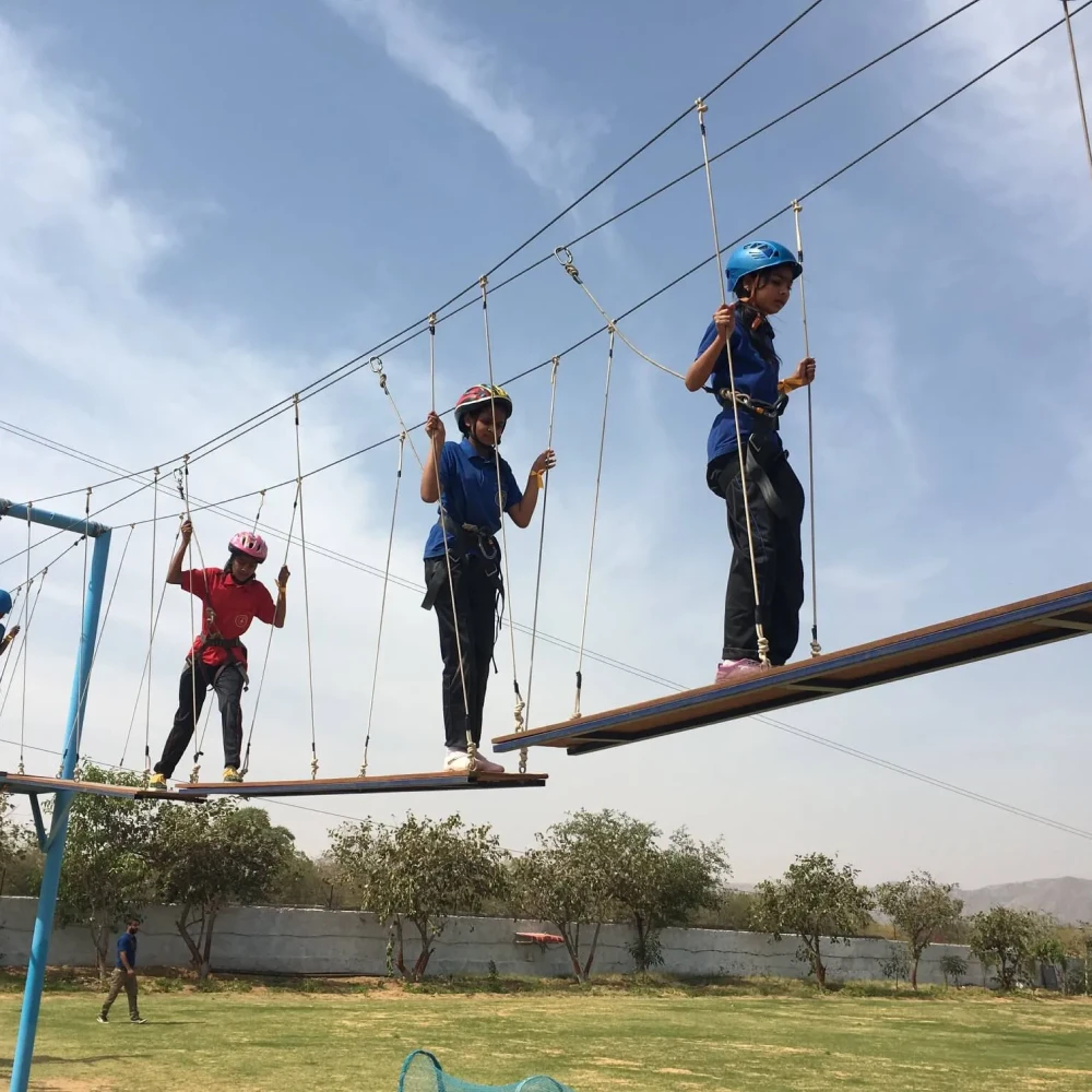 Rope Course Adventure Balance & Bravery at Veda Adventures