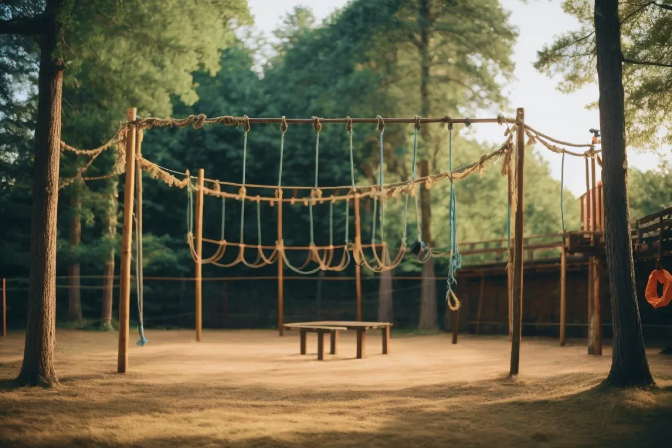 What's Included in Rope Course Adventure Balance & Bravery