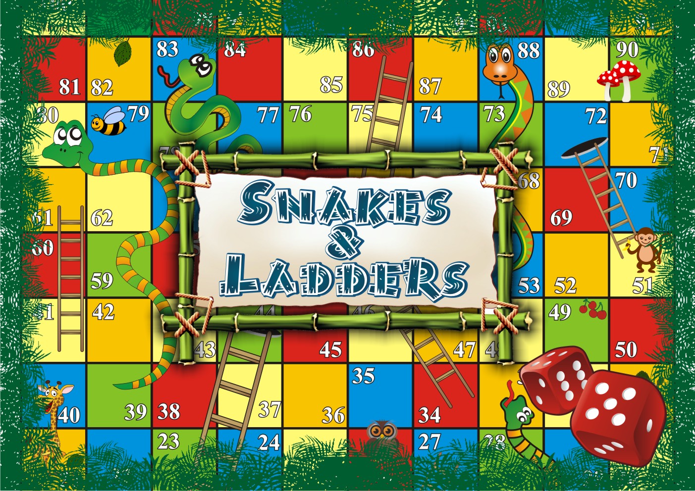 Up & Down Fun Snake & Ladder at Veda Adventures