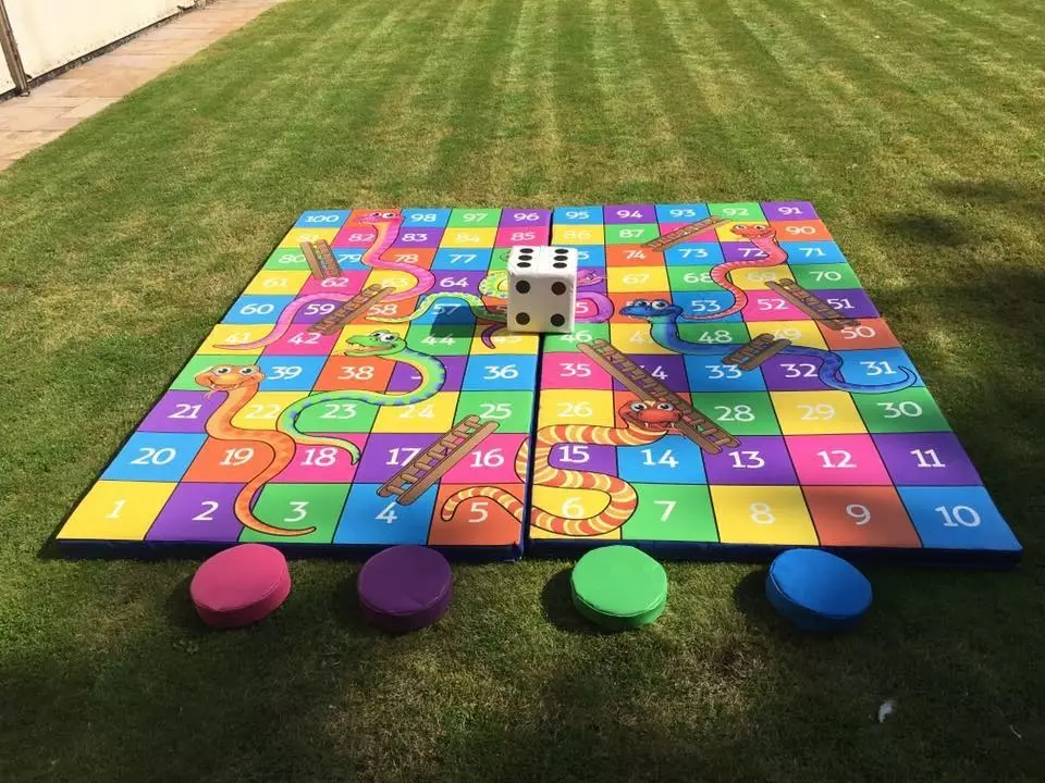 What's Included in Up & Down Fun Snake & Ladder