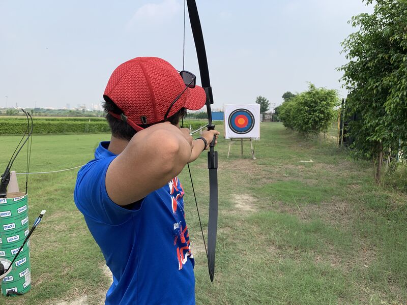 Precision Aim with Target Archery at Veda Adventures
