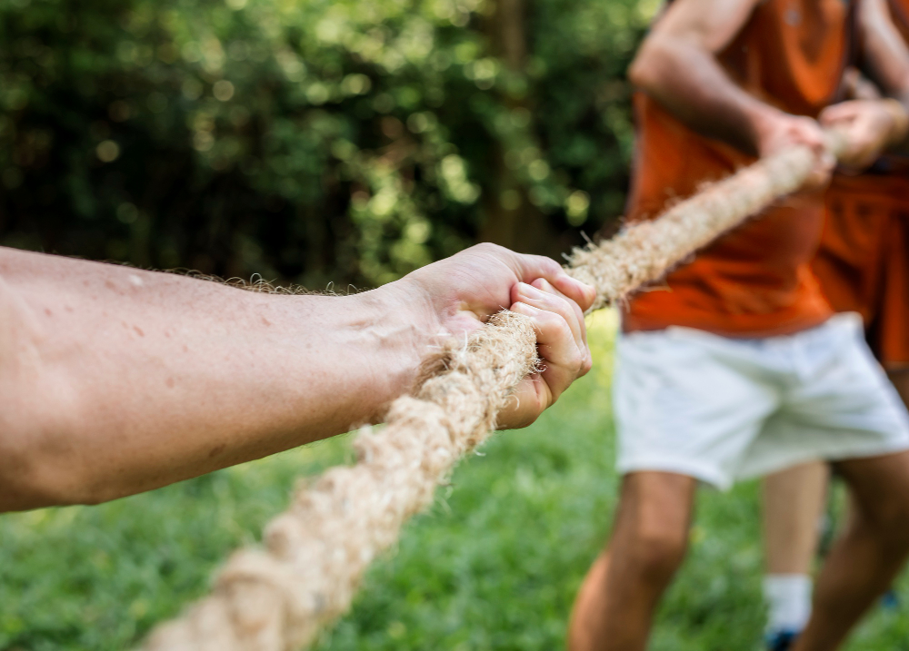 Pull Together in Tug of War Highlights